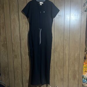 Fabletics Black Dark Grey Romper uniform